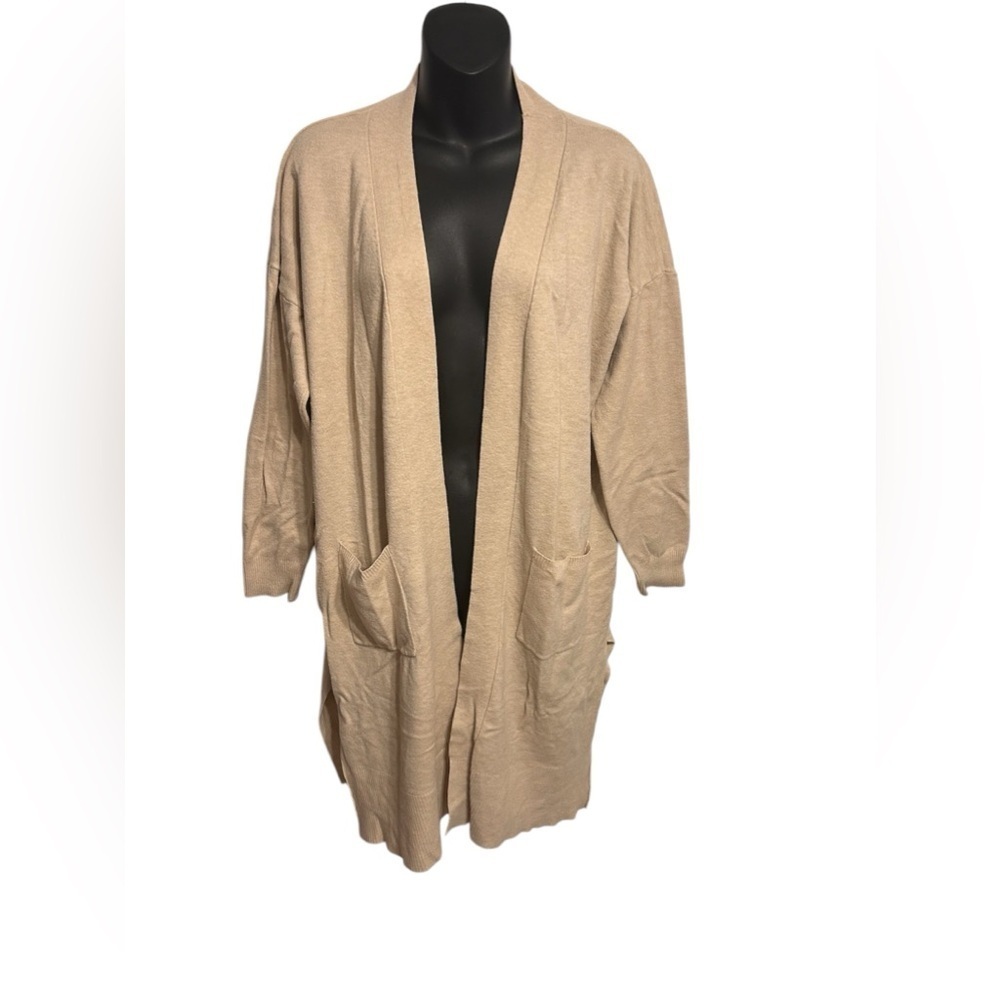 Luna and Ivy dark cream cardigan size medium/large - Picture 2 of 7